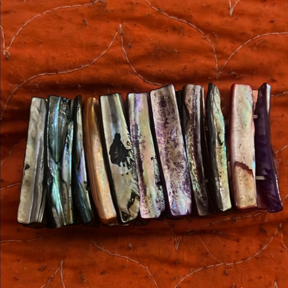 Colorful Abalone Shell Bracelets Four Beautiful B… - image 2